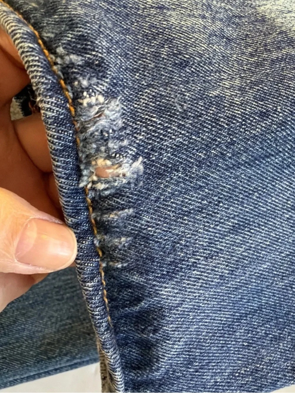 VTG Levis 501 Men’s 29x30 Button Fly Jeans Distressed Grunge Faded Pocket Y2K